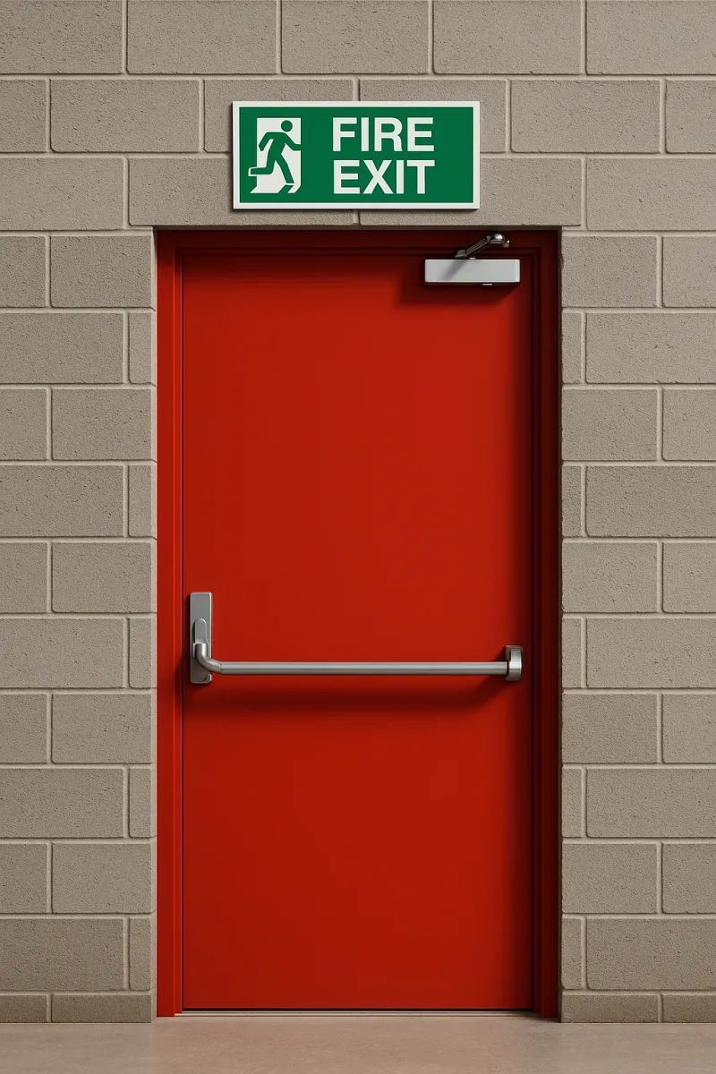 fire exits - professional steel doors available in Grimsby from UK manufacturers